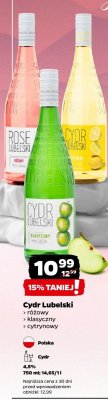 Cydr Cydr Lubelski klasyczny promocja w Netto