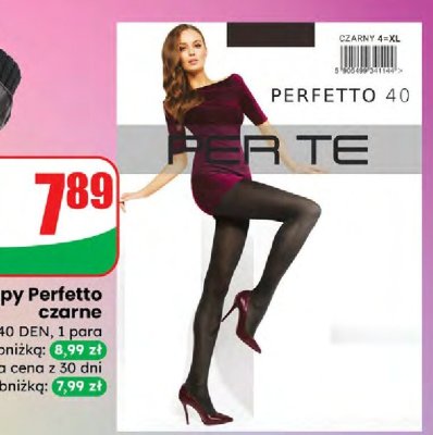 Rajstopy 40 DEN czarne rozmiar 3 promocja w Dino