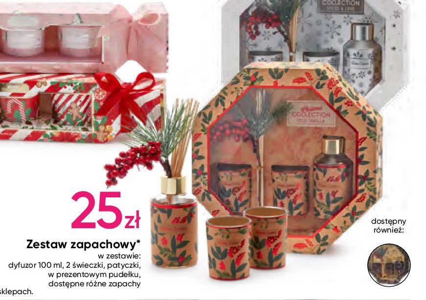 Zestaw zapachowy: dyfuzor 100 ml + 2 艣wieczki + patyczki promocja
