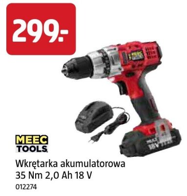 Wkrętarka akumulatorowa MEEC TOOLS 35 Nm 2,0 Ah 18 V promocja w Jula