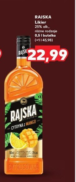 Wódka Cytrusówka rajska cytryna z mango promocja