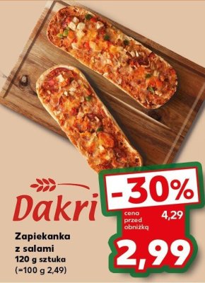 Zapiekanka z salami promocja w Kaufland