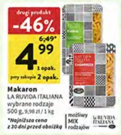 Makaron la ruvida italiana casarecce Reggia promocja