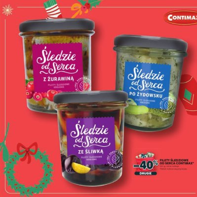 Filety śledziowe od serca Contimax ze śliwką promocja w Stokrotka