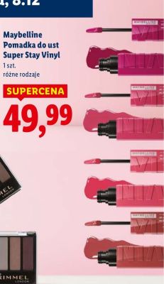 Pomadka do ust Super Stay Vinyl promocja w Lidl
