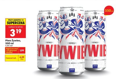 Piwo Żywiec, 550 ml promocja w Biedronka