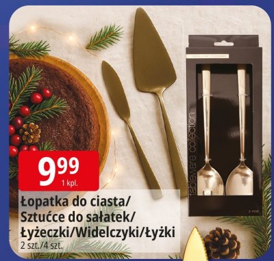 Łopatka do ciasta/Szufka do sałatek/Łyżeczki/Widelczyki/Łyżki promocja w Leclerc