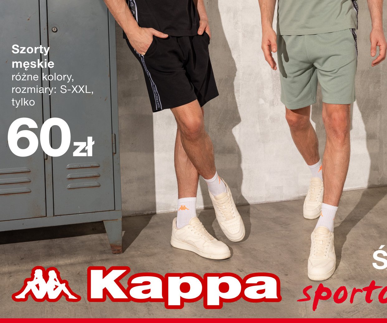 Szorty m臋skie s-xxl Kappa promocja