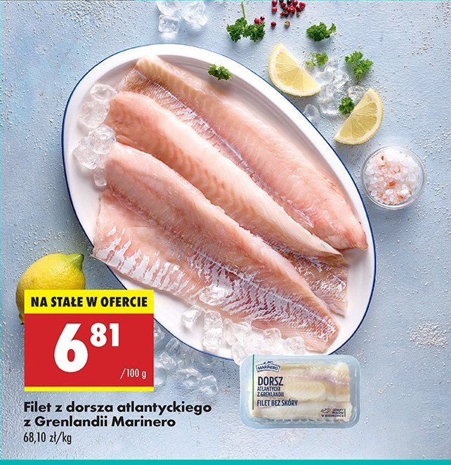 Dorsz atlantycki filet z grenlandii Marinero promocja