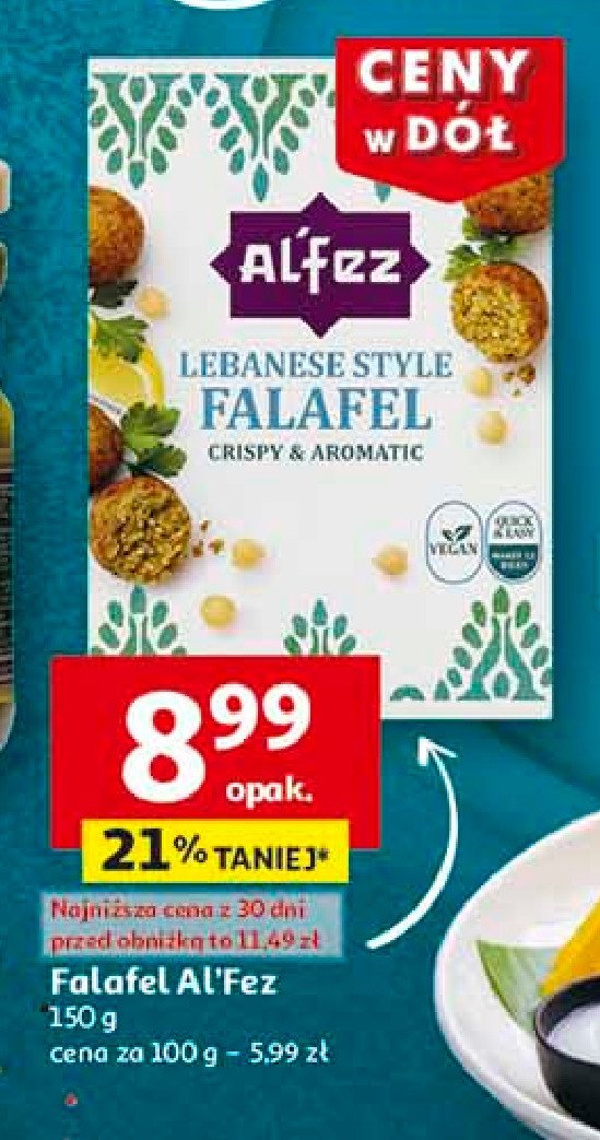 Falafel AL'FEZ promocja w Auchan