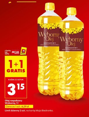 Olej promocja w Biedronka