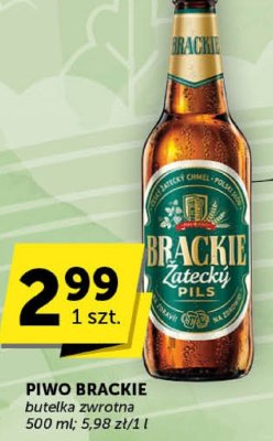 Piwo Brackie Zatecky Pils promocja w Euro Sklep