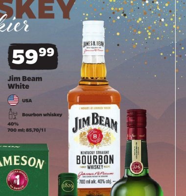 Bourbon whiskey Jim Beam White promocja w Netto