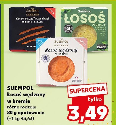 Łosoś wędzony w kremie z zielonymi warzywami Suempol promocja