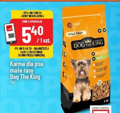 Karma dla psa małe rasy Dog The King promocja w POLOmarket