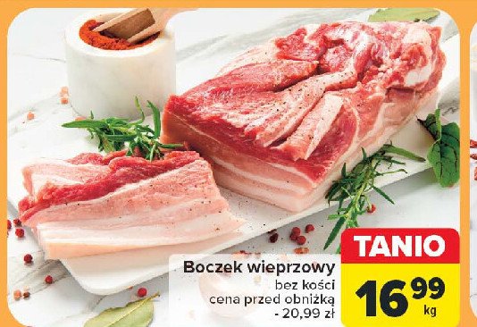 Boczek wieprzowy promocja