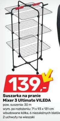 Suszarka na pranie Mixer 3 Ultimate VILEDA promocja w Bricomarche