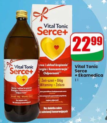 Vital Tonic Serce+ Ekamedica promocja w Dino