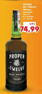 Whiskey irlandzka 40% alk. promocja w Kaufland