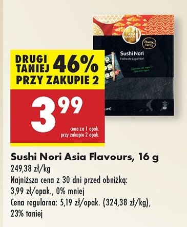 Sushi nori Asia style promocja