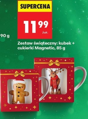 Zestaw świąteczny - kubek + cukierki  promocja w Biedronka