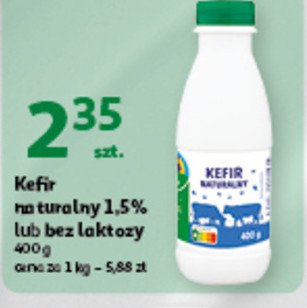 Kefir bez laktozy Auchan pewni dobrego promocja