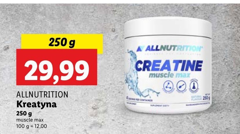 Kreatyna Allnutrition promocja