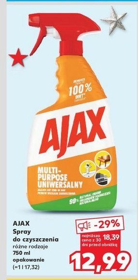 Spray do czyszczenia Ajax multipurpose Ajax . promocja