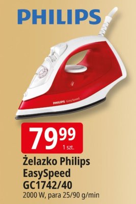 Żelazko Philips EasySpeed GC1742/40 promocja w Leclerc