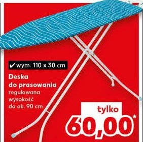 Deska do prasowania 110 x 30 cm promocja w Kaufland