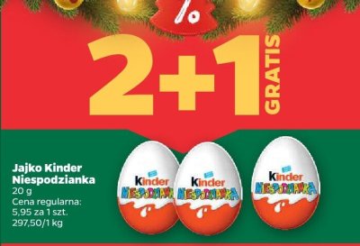 Jajko Niespodzianka Kinder promocja w Netto