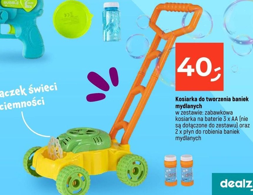 Kosiarka bańkowa promocja w Dealz