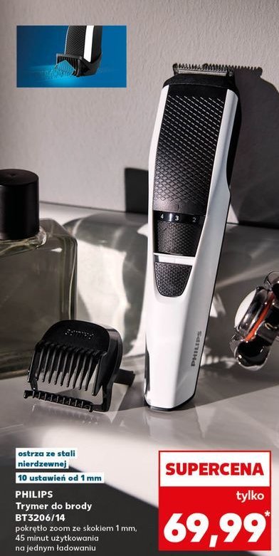 Trymer 3000 bt3206/14 Philips promocja w Kaufland