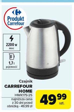 Czajnik hwk17s-25 Carrefour home promocja w Carrefour