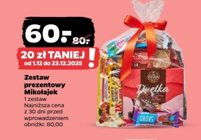 Zestaw prezentowy Mikołajek promocja w Netto