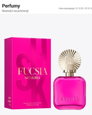 Woda perfumowana dla kobiet SHAKIRA Fucsia promocja