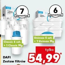 Wkłady standard unimax Dafi promocja