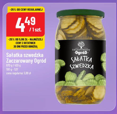 Sałatka szwedzka Zaczarowany ogród promocja