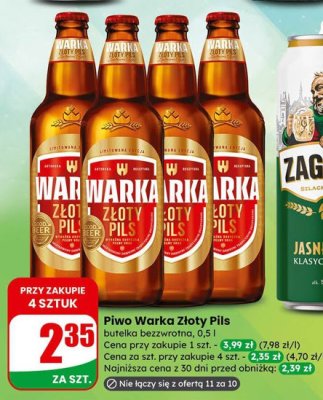 Piwo promocja w Dino