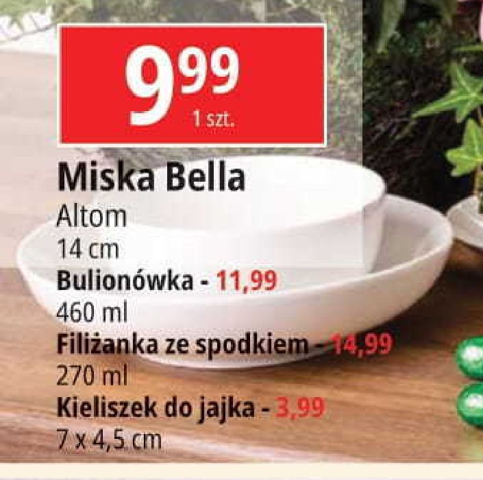 Kieliszek do jajka bella Altom design promocja