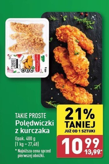 Polędwiczki z kurczaka panierowane pikantne Takie proste promocja