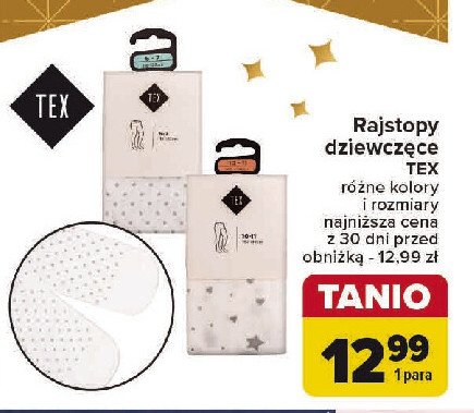 Rajstopy dziewczcęce Tex promocja