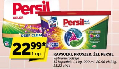 Kapsułki, proszek, żel Persil wybrane rodzaje promocja w Groszek