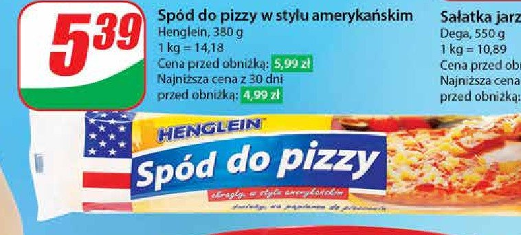 Spód do pizzy styl amerykański Henglein promocja