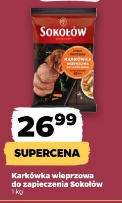 Karkówka wieprzowa do zapieczenia Sokołów promocja w Netto