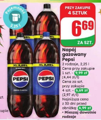 Napój gazowany Pepsi promocja w Dino
