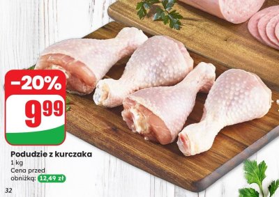Podudzie z kurczaka promocja w Dino