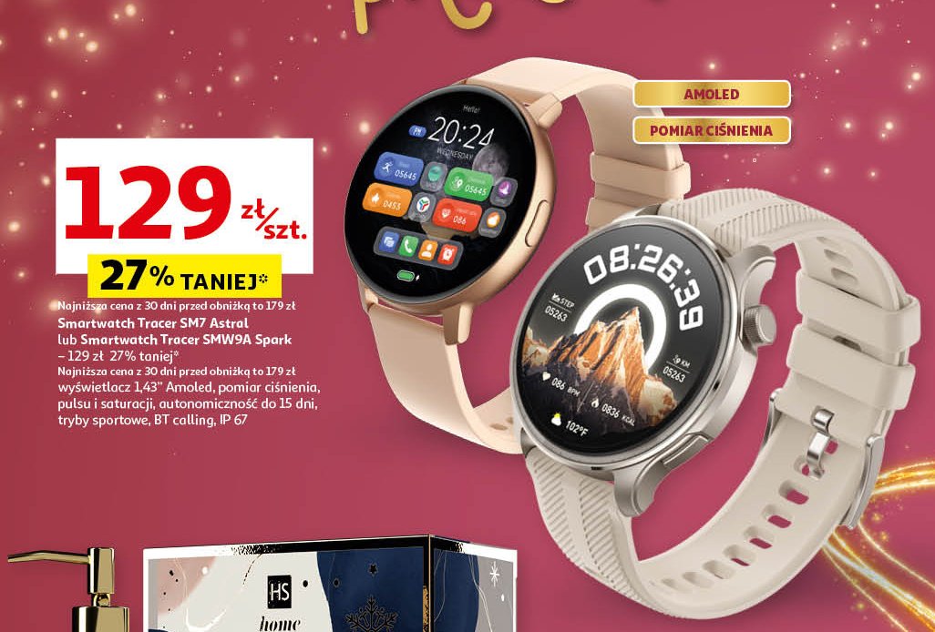 Smartwatch astral Tracer promocja w Auchan