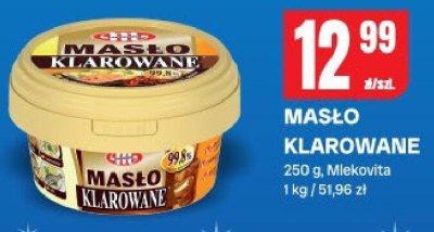 Masło Klarowane Mlekovita promocja w Chorten
