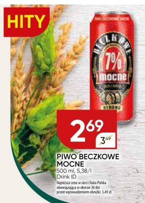 Piwo promocja w Chata Polska